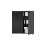 Komoda biurowa LOFT DITO 100cm Dąb Lancelot 3OH - obrazek 6