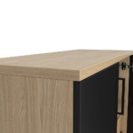 Komoda biurowa LOFT DITO Dąb Olejowany 4OH - obrazek 9