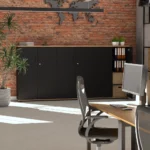 Komoda biurowa LOFT DITO 100cm Dąb Lancelot 2OH - obrazek 10