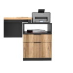 Biurko loftowe dąb lancelot + kontenerek z szufladami - obrazek 6