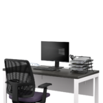 Biurko loftowe - czarne - obrazek 14