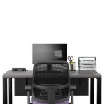 Biurko loftowe - czarne - obrazek 11