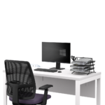 Biurko loftowe - białe - obrazek 11