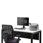 Biurko loftowe - białe - obrazek 12