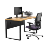 Biurko loftowe - dąb lancelot - obrazek 5