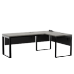 Biurko narożne czarne LOFT