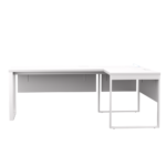 Biurko narożne białe LOFT - obrazek 8