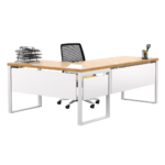 Biurko narożne dąb lancelot LOFT - obrazek 6