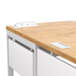 Biurko narożne dąb lancelot LOFT - obrazek 11