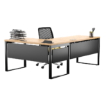 Biurko narożne dąb lancelot LOFT - obrazek 5