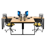 Biurko narożne dąb lancelot LOFT - obrazek 9