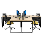 Biurko narożne dąb olejowany LOFT - obrazek 11