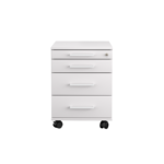 Kontenerek pod biurko LOFT Next 3+1 - Biały - obrazek 4