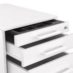 Kontenerek pod biurko LOFT Next 3+1 - Biały - obrazek 13