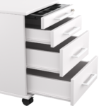 Kontenerek pod biurko LOFT Next 3+1 - Biały - obrazek 16