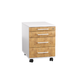 Kontenerek pod biurko LOFT Next 3+1 - Dąb Lancelot - obrazek 8