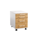 Kontenerek pod biurko LOFT Next 3+1 - Dąb Lancelot - obrazek 2