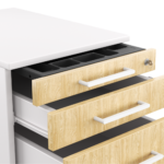 Kontenerek pod biurko LOFT Next 3+1 - Dąb Olejowany - obrazek 13