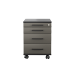 Kontenerek pod biurko LOFT Next 3+1 - Czarny - obrazek 4