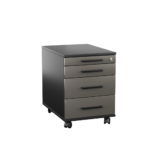 Kontenerek pod biurko LOFT Next 3+1 - Czarny