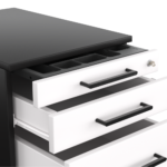 Kontenerek pod biurko LOFT Next 3+1 - Biały - obrazek 14