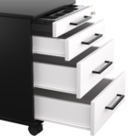 Kontenerek pod biurko LOFT Next 3+1 - Biały - obrazek 17