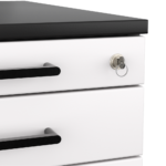 Kontenerek pod biurko LOFT Next 3+1 - Biały - obrazek 19