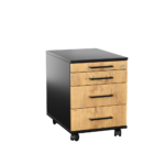 Kontenerek pod biurko LOFT Next 3+1 - Dąb Lancelot