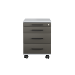 Kontenerek pod biurko LOFT Next 3+1 - Czarny - obrazek 6