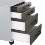 Kontenerek pod biurko LOFT Next 3+1 - Czarny - obrazek 18