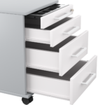 Kontenerek pod biurko LOFT Next 3+1 - Biały - obrazek 18