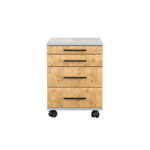 Kontenerek pod biurko LOFT Next 3+1 - Dąb Lancelot - obrazek 6