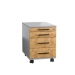 Kontenerek pod biurko LOFT Next 3+1 - Dąb Lancelot - obrazek 9