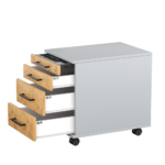 Kontenerek pod biurko LOFT Next 3+1 - Dąb Lancelot - obrazek 12