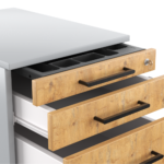 Kontenerek pod biurko LOFT Next 3+1 - Dąb Lancelot - obrazek 15