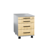 Kontenerek pod biurko LOFT Next 3+1 - Dąb Olejowany - obrazek 9