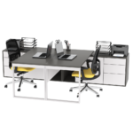 Biurko narożne czarne LOFT z Komodą Zenit - obrazek 15