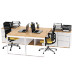 Biurko narożne dąb lancelot LOFT z Komodą Zenit - obrazek 18