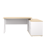 Biurko narożne dąb olejowany LOFT z Komodą Zenit - obrazek 8