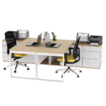 Biurko narożne dąb olejowany LOFT z Komodą Zenit - obrazek 16